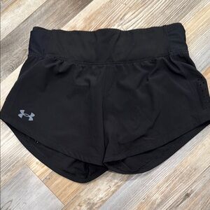 Under Armour Black Athletic Shorts Lightweight Performance